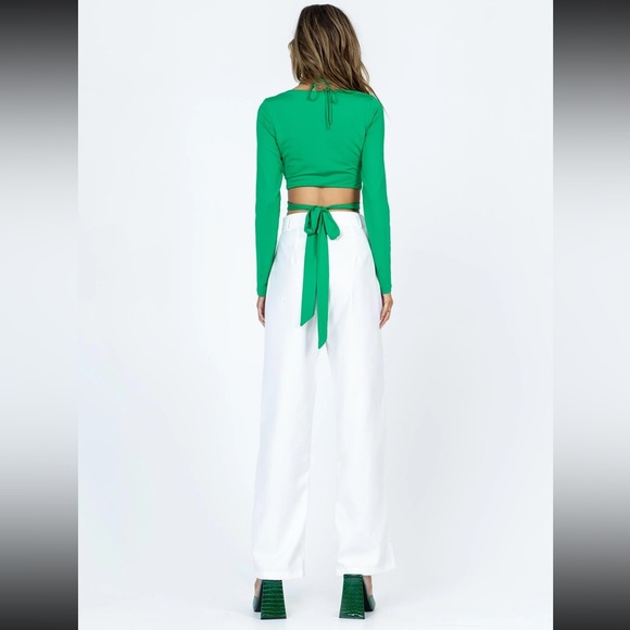 Maiah Pants White Size 8 - Picture 4 of 5